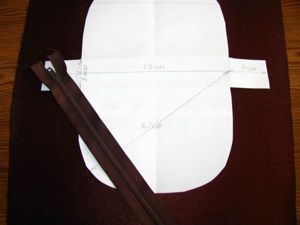 вязанная косметичка