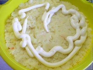 Салат с грибами