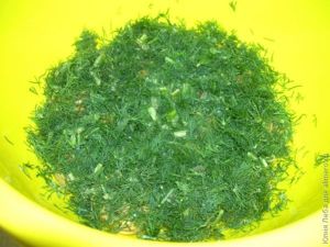 Салат с грибами