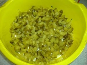 Салат с грибами