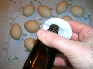 Крашеные яйца к Пасхе