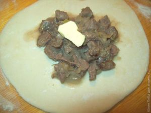 Самса с пресным и слоёным тестом