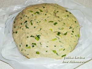 Ржано-пшеничные печенья с зеленью и специями