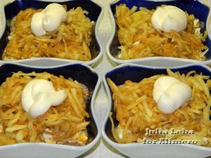 Салат с говядиной и яблоком