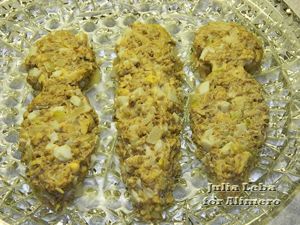 Мясной салат Новогодние игрушки