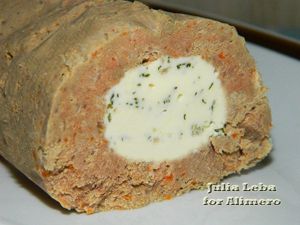 Рулет из куриной печёнки. Рецепт Юлии Высоцкой