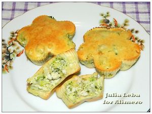 Маффины с курицей и овощами