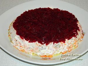 Сельдь под шубой по-новогоднему