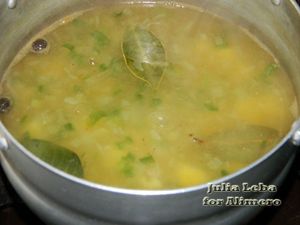 Картофельный суп-пюре с луком