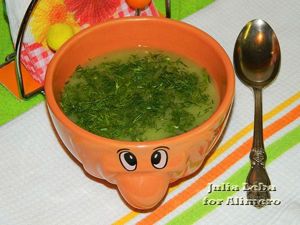 Картофельный суп-пюре с луком
