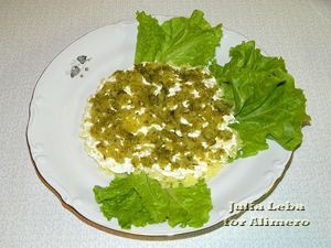 Новогодний салат Рыбка
