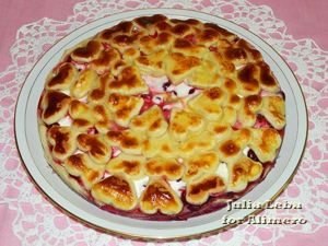 Пирог с вишней ко дню влюблённых