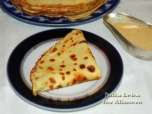 Блины с соусом Блины с соусом