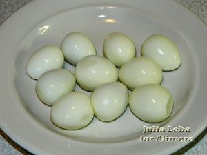 Закуска с печенью трески