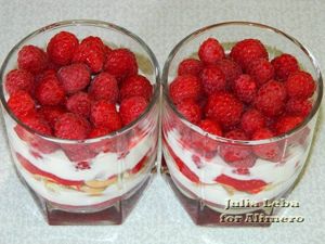 Десерт с малиной Десерт с малиной