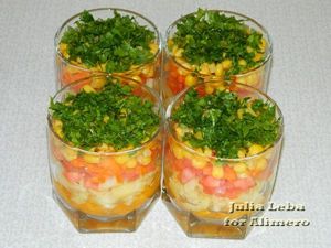 Постный салат