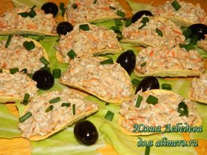Закуска на чипсах Закуска на чипсах