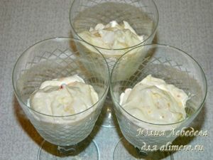 Приготовление десерта