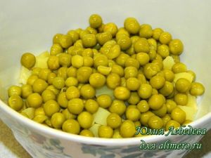 Салат с зеленым горошком Салат с зеленым горошком
