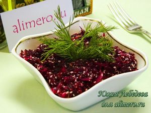 Салат из свеклы