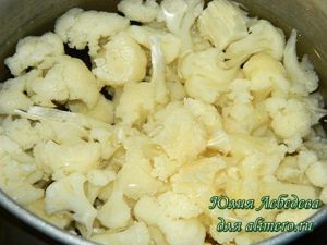 Запеканка с цветной капустой Запеканка с цветной капустой