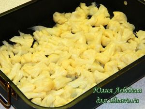 Запеканка с цветной капустой