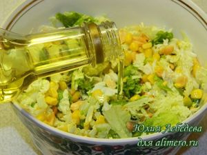 Салат с кукурузой