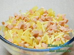 Тарталетки с ананасом