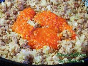 Тарталетки с мясом