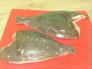 камбала, запеченная в духовке