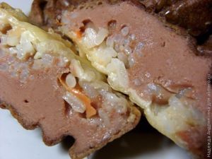 Кексы из куриной печени с начинкой