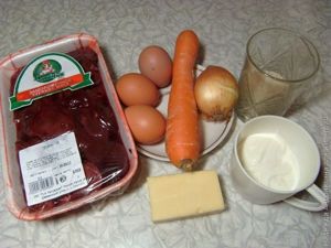 Кексы из куриной печени с начинкой