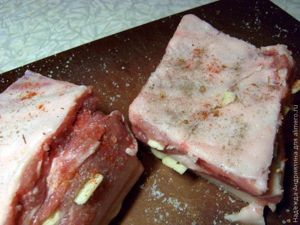 Грудинка в духовке в фольге пошаговый рецепт с из свинины с Грудинка в духовке в фольге пошаговый рецепт с из свинины с
