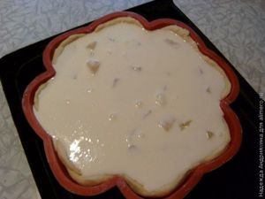 Творожный пирог с ананасами