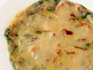 Хычины с брынзой и зеленью