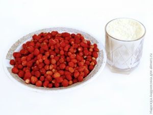 «Сырое» варенье из земляники