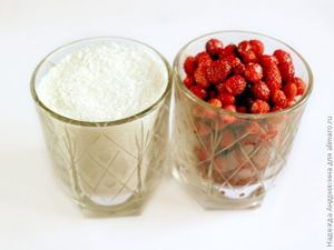 «Сырое» варенье из земляники