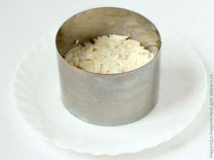 Салат с курицей и яблоком