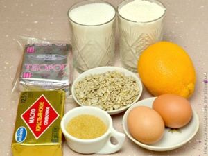 Печенье из творога с семечками и коричневым сахаром