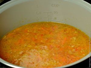 Суп из чечевицы с вермишелью