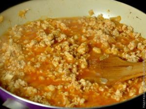 Лазанья с куриным фаршем
