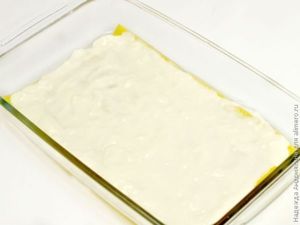 Лазанья с куриным фаршем