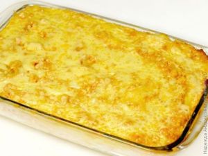 Лазанья с куриным фаршем