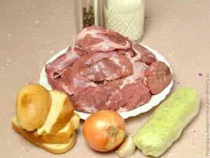 Котлеты с зеленым маслом