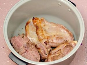 Маш с бараниной в мультиварке