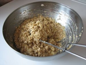 тесто для овсяных печенье тесто для овсяных печенье