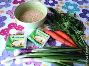 Рисовый суп с плавленными сырками