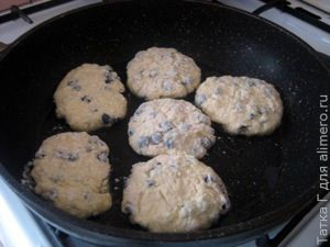 сырники с черникой