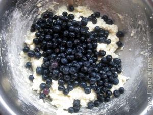 сырники с черникой