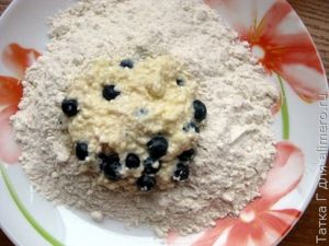 сырники с черникой